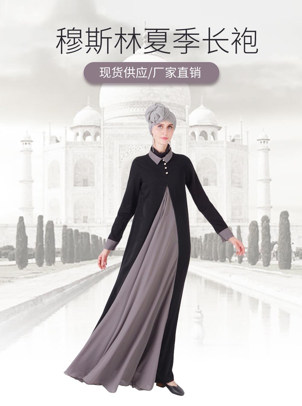 9204穆斯林长袍沙特女裙夏季女装_01.jpg