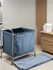 Carrito de lino para habitación de hotel, carrito de lino silencioso engrosado, carrito de trabajo para hotel, carrito de ropa para lavandería de alojamiento