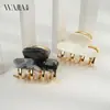 Wjia Pasador de Ácido Acético Francés Pinza para el Pelo de Mujer para Media Cola Pinza de Tiburón Pinza con Sentido Avanzado Accesorios para el Cabello