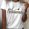 Playera de Cuello Redondo Estampada de Mamá Leopardo, Top Casual de Manga Corta para Primavera y Verano, Ropa de Mujer