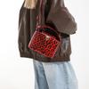 Moda Estampado de Leopardo Casual 2025 Tendencia Retro Simple Estilo Chica Popular Bolso Cuadrado Pequeño de Hombro Cruzado