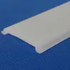 La fábrica Dongguan Hengli produce pantalla de lámpara LED blanco lechoso lente plana transparente extrusión de PPMMA tubo redondo de dos colores