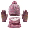 Gorro de punto de moda europea y americana para mujer, gorro de invierno, gorro pullover de lana de color liso, tejido, a prueba de frío, cálido, forrado de polar, sin visera