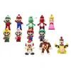 Llavero Muñeco Colgante Juguete Pequeño Super Mario Llavero de Coche Decoración Dibujo Animado Mario