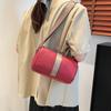 Bolso Cuadrado Retro Transfronterizo para Mujer Color Sólido Textura Bolso de Hombro Único Fácil y Elegante Bolso Cruzado Simple para Mujer Venta al por Mayor