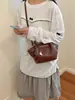 Nova bolsa tote de moda transfronteiriça retrô simples de grande capacidade com design em relevo trançado, bolsa de ombro e bolsa de mão feminina para o dia a dia