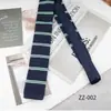 Corbata de Punto para Hombre Estilo Coreano, Plana de Moda Rayada Trendy de 6 cm de Lana, Exportación a Europa y América, Transfronteriza, en Stock
