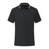 Ts1909 Camiseta de Solapa de Color Sólido de Manga Corta Unisex Camisa Polo Personalizada DIY Ropa de Trabajo con Estampado de Logotipo Personalizada DIY