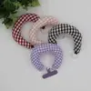 Ins Estilo Japonés y Coreano Cuadros Tela Hecha a Mano Forma de C Accesorio para Muñeca Correa de Agarre Anti-Pérdida Funda para Teléfono Correa de Cuello