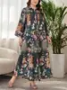 Colección especial de liquidación: Vestidos y batas largas de talla grande, holgados, adelgazantes y elegantes