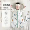 Saco de dormir para bebé para primavera y verano, delgado, unisex, manta anti-patadas para bebé, saco de dormir de gasa de algodón puro grueso para otoño e invierno, venta al por mayor directa de fábrica