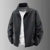 Novas Jaquetas de Primavera e Outono para Homens e Mulheres, Corta-ventos Leves de Camada Única, Jaquetas Esportivas Casuais sem Capuz e com Gola Alta, Jaquetas de Moda para Exterior