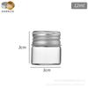 Garrafas de Vidro Atacado 22ml com Tampa de Rosca e Rolhas, Frascos Vazios Selados para Pó Medicinal, Frascos para Desejos, Garrafas Seladas