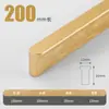 Armario de Aleación de Aluminio Negro Nuevo Manija Extra Larga Cajón Puerta de Armario Gabinete Arco Dorado Moderno Manija Simple