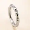 Venda Quente Transfronteiriça Joias de Aço Titânio Anel com Microincrustação de Diamante Anel de Casal Anel Simples de Aço Inoxidável de Alto Padrão Fábrica Atacadista