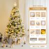 Árbol de Navidad DIY encriptado luminoso grande estilo ins decoración de alta gama nueva decoración de Nochebuena