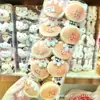 Otoño e Invierno Cara Sonriente Linda Galleta de Hamburguesa Muñeco de Peluche para Bebé Dibujos Animados Pinza para el Cabello Infantil Pinza para el Cabello de Niña de Moda