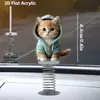Pingente Fofo de Mochila Nova da Amazon ou Encantador Acrílico Plano Mola Chaveiro para Retrovisor de Carro Animal