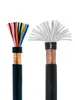 Cable Blindado de Cobre Puro 2 Núcleos 3 Núcleos 4 Núcleos 5 Núcleos Cable de Señal Cable de Control 0.5/0.75/1 Cuadrado Cable de Audio Anti-Interferencia