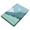 Cuaderno de Diario Creativo Cubierto de Tela, Cuaderno Personalizable de Alto Valor Estético, Personalización de Página Completa, Impresión Personalizada con Arte Suministrado, Logotipo Personalizado