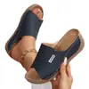 Nuevas Chanclas de Cuña de Verano Moda Europea y Americana Sandalias Boca de Pez Ligeras para Exteriores Playa de Mujer En Stock Chanclas Frescas