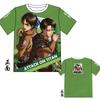 Ataque de Nuevos Productos Transfronterizos Camiseta Corta con Estampado de Animación 3D Gigante Alas de la Libertad Ropa de Animación Camiseta de Manga Corta de Dibujos Animados