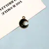 Acessórios para Joias DIY Pingente Animal Gotejamento de Óleo Chaveiro Preto Acessórios para Pingente de Colar Venda por Atacado Estilo Doce Cool