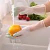 Novas luvas de lavar louça para todas as estações para mulheres, grossas, à prova d'água, duráveis, adequadas para tarefas domésticas, uso na cozinha, lavagem de vegetais e lavagem de roupas; feito de borracha, látex ou plástico