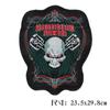 Adesivo de Tecido Estilo Punk Oversized Patch Adesivo Decoração de Costas para Roupas Jeans Adesivo para Buraco de Reparo Adesivo Bordado para Roupas