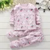 Nuevos Conjuntos de Ropa de Casa de Otoño e Invierno para Niños, Ropa Interior de Bebé de Algodón Puro, Ropa para Niños al por Mayor Transfronteriza de Otoño, Dropshipping