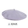 Boina de lã estilo Ishihara Limei do AliExpress transfronteiriço, outono e inverno quente, chapéu de pintor de lã adulto da moda