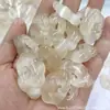 Colgante de Bloqueo de Nube Auspiciosa Hielo Alto Champagne Dorado Hielo Azul Ojo de Gato al por Mayor para Hombres y Mujeres Collar con Colgante de Bloqueo Ruyi Ojo de Gato Rosa