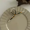 Pinça de Ácido Acético Coreana, Pinça com Estampa de Leopardo Escuro, Pinça Grande Elegante e Simples, Presilha para Cabelo da Nuca, Presilha Tubarão