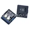 Enchufe de Corriente de 8 Letras con Interruptor 15*21mm 2 en 1 de 8 Caracteres Tipo Tarjeta Enchufe de Corriente de Cola de 8 Caracteres