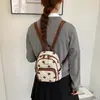Bolsa Feminina Transfronteiriça Novo Estilo Coreano Retrô Série Merade Estampa de Bolinhas Mochilas da Moda Estilo Floresta Mochila Pequena Feminina
