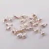 Botão Pingente Pérola Imitação ABS Barroco Irregular Gota d'Água Contas com Furo Pingente para Colar DIY Artesanal Acessórios de Joias