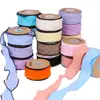 Fita de renda tramada com fio enrugado, laço de fita, acessórios de cabelo, material DIY, flor, embalagem de presente, fita de fio rabo de peixe