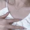 Colar Estrela de Zircônia Exquisito Feminino Luxo Leve Design de Nicho Corrente de Clavícula de Alta Qualidade Ins Simples Acessórios de Estilo Frio