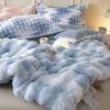Colcha de Peluche de Conejo Grado Maternal e Infantil Clase de Invierno Núcleo de Colcha Espesado Dormitorio de Estudiantes Terciopelo de Leche Colcha de Invierno Colcha de Algodón Transfronteriza