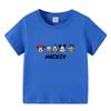 Camiseta de Algodón con Estampado de Dibujos Animados para Niños Verano Manga Corta Top Guapo para Niño Top de Verano de Cuello Redondo Vestido de Verano para Bebé