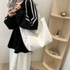 Primavera Nuevo estilo coreano estilo occidental gran capacidad lona simple celebridad de internet elegante bolso al por mayor Bolso de hombro para mujer