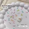 Manicure de Celebridade da Internet Aurora Symphony Acessórios de Laço Estéreo Pequeno Transparente Joias de Unha Vestíveis Acessórios DIY para Unhas