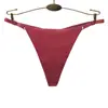 Tanga Transfronterizo Europeo y Americano Amazon Comercio Exterior Ropa Interior Sin Costuras para Mujer Secado Rápido de Cintura Baja Sexy Tanga al por Mayor