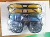 Populares Gafas de Sol de Marco Grande de Gama Alta para Hombres y Mujeres, Gafas de Sol de Moda, Gafas Anti-UV de Moda Europea y Americana Gm