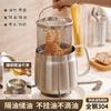 Pote de Filtro de Óleo de Aço Inoxidável 304 Cozinha Doméstica Pote de Filtro Multiúso Pote de Óleo com Filtro para Separar Resíduo de Óleo