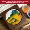 Posavasos de Esmalte Cloisonné Materiales Hechos a Mano para DIY Base Electrónica de Cloisonné Artesanía Tradicional Obras de Arte Tarea Regalo para Team Building