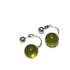 Pendientes Redondos Geométricos de Aleación Electroplateada Estilo Chic Primavera 2026, Lujo Accesible, Moda de Gama Alta, Pendientes para Mujeres que Van al Trabajo