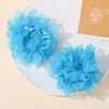 Aliexpress Nova Grande Gominha de Chiffon Infantil Estilo Lótus Grande Flor Coque Gominha para Cabelo Feminino Faixa de Cabelo Floral 5221