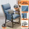 Silla Reclinable que se Puede Usar para Sentarse y Acostarse, Silla para Siesta, Silla Plegable de Doble Propósito para Oficina para la Hora de la Comida, Silla de Estudiante para Dormitorio con Respaldo
