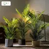 Planta Artificial de Girassol em Vaso para Decoração de Casa Interna, Árvore Falsa de Chão com Girassol de Cauda Solta para Paisagismo